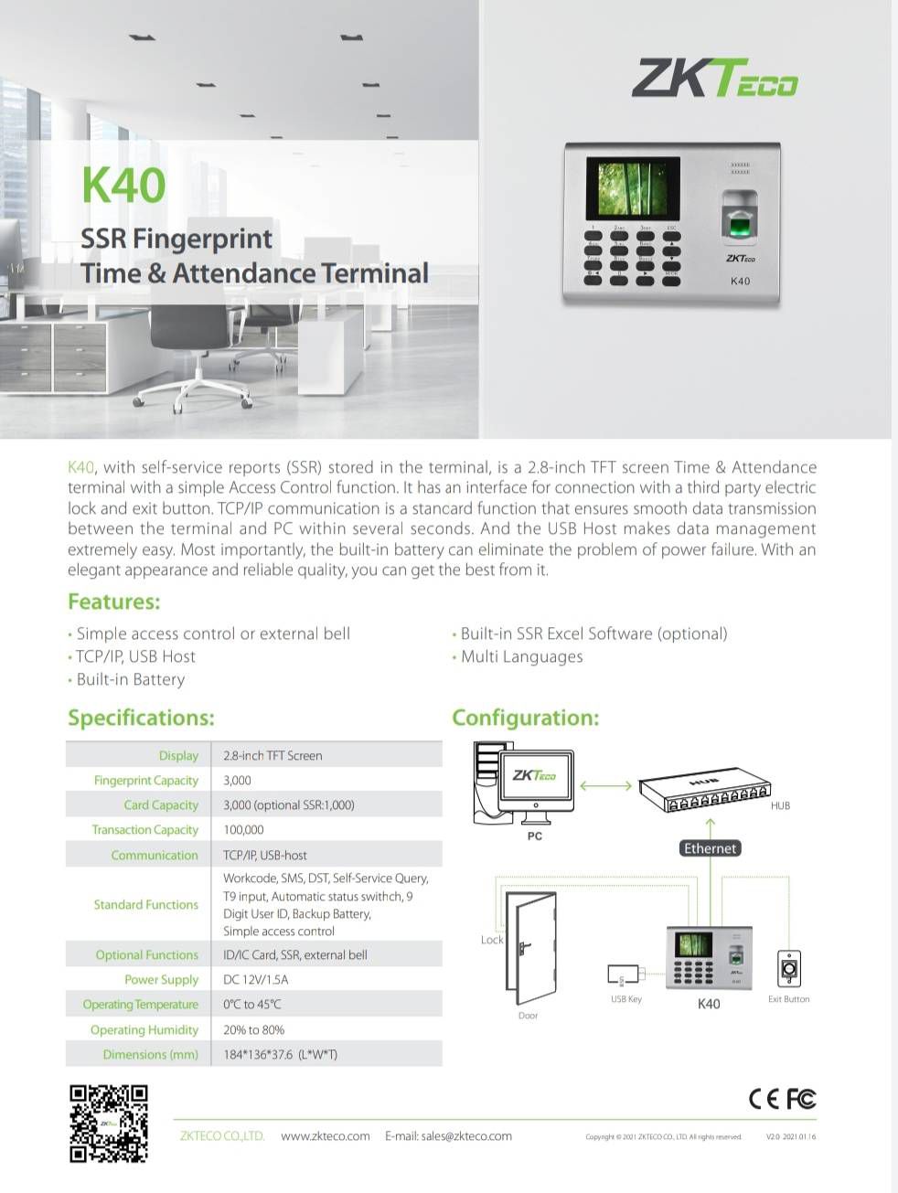 Odoo image and text block