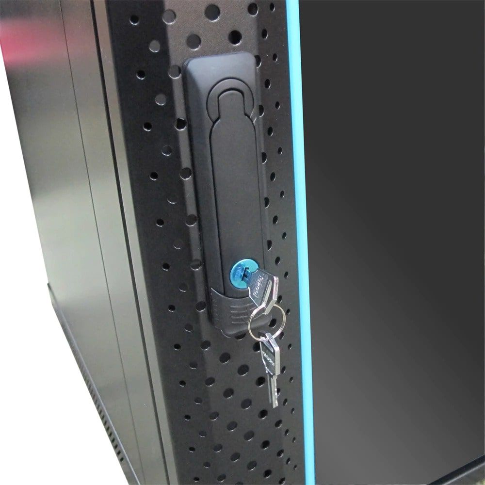 กุญแจ ตู้แร็ค 12u ติดผนัง