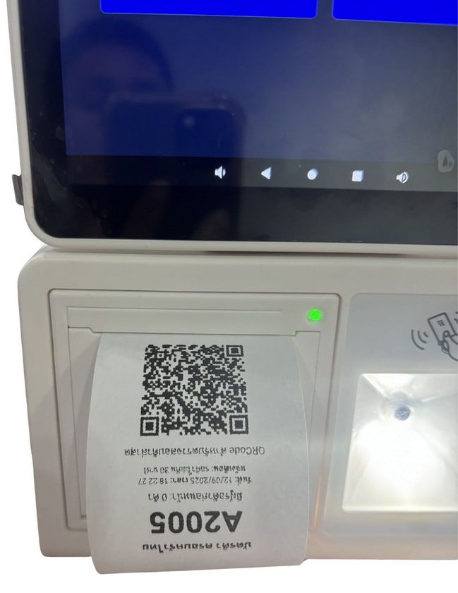 เครื่องกดคิวแบบตั้งโต๊ะ พิมพ์กระดาษคิว