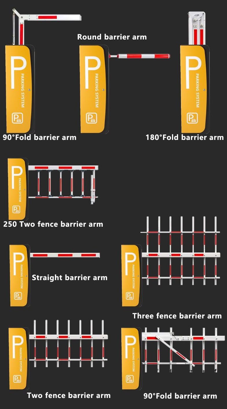 ไม้กั้นแบบ90องศา 180องศา ไม้กั้นรถแบบรั้ว