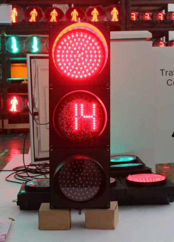 ขนาดไฟจราจร ไฟแดง นับถอยหลัง 200mm