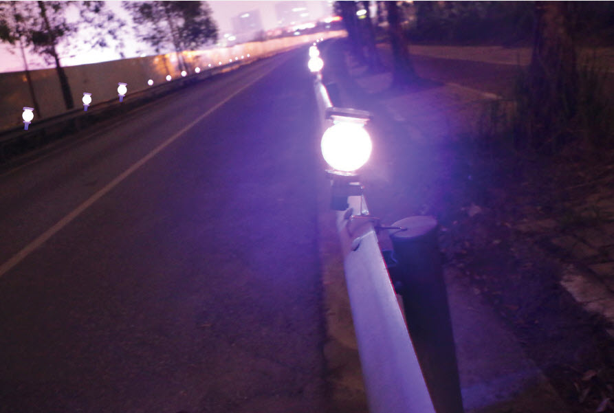 TE-SLN12:ไฟเตือน solar