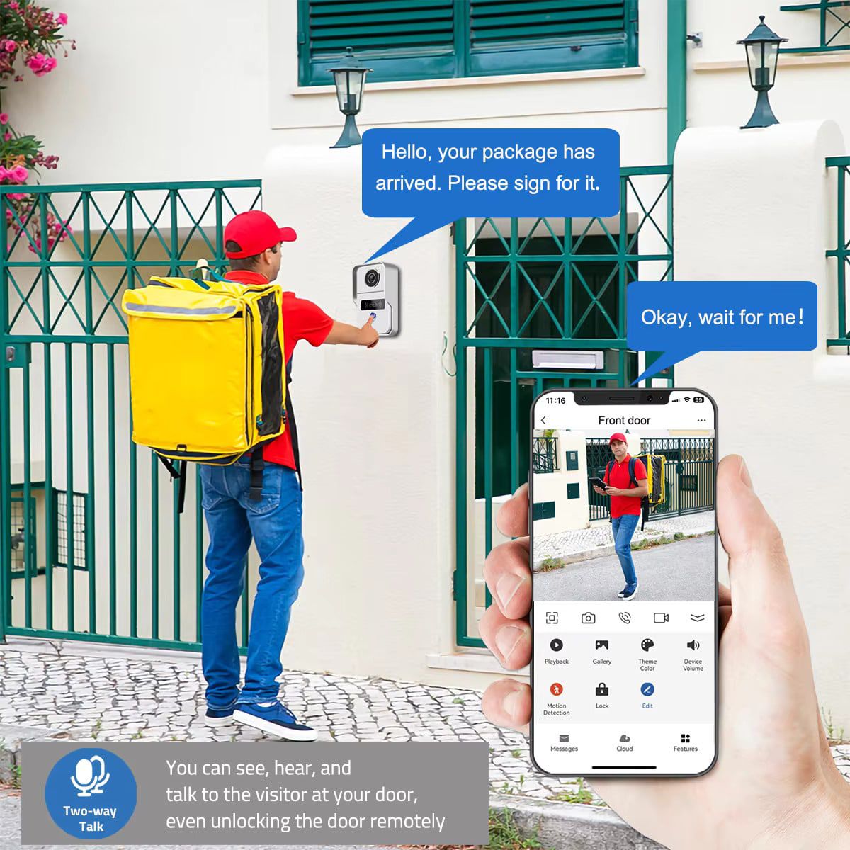 CP-SOS-ZA02:ปุ่มแจ้งเหตุฉุกเฉิน SOS Intercom