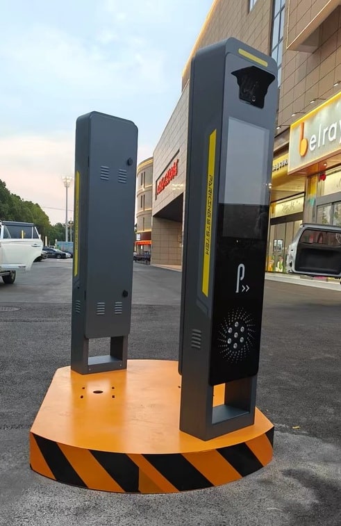 TE-SIL02:เกาะกลางสำเร็จรูป สำหรับติดตั้งไม้กั้นรถ ประตูกั้นคน