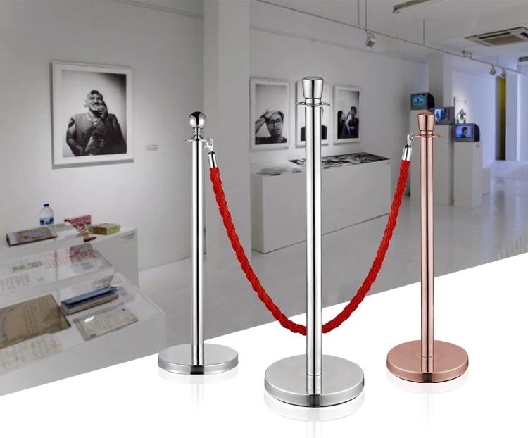 TE-CT-002:เสากั้นทางเดิน แบบเชือกคล้อง