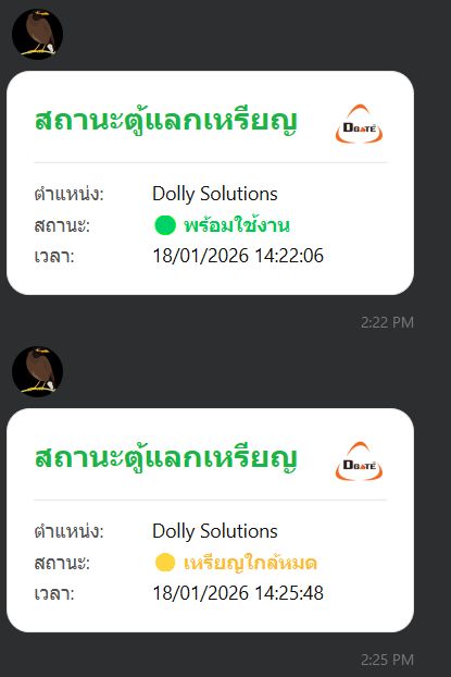 VDM-CD03:ตู้แลกเหรียญ10 เหรียญ5 ตู้แลกโทเค็น Coin Exchange Machine