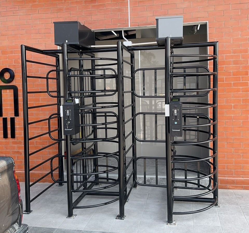 TS-FHT2:ประตูหมุนหยอดเหรียญ Full Height เหล็ก