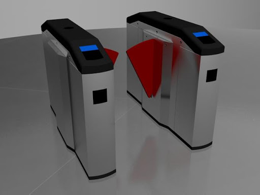 TS-RNH3088-T:ประตูปีกผีเสื้อ Flap Barrier Two Movement