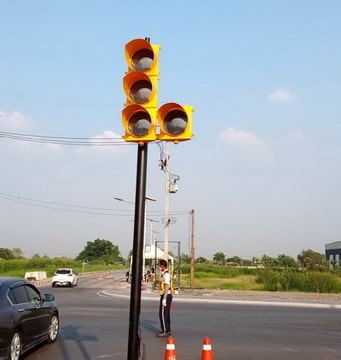 TE-TLRYG300L:ไฟจราจร เขียวเหลืองแดง 300mm