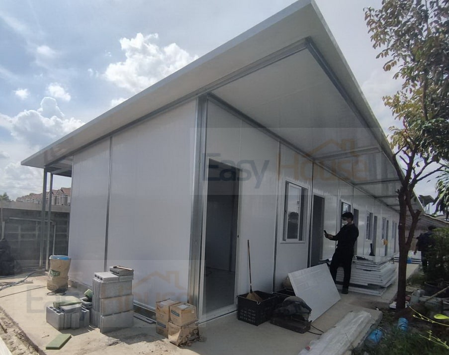 TEH-LRD06-3636C:บ้านพักคนงาน แบบห้องแถว 3.6*3.6