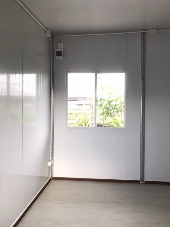 TEH-LRD06-3636C:บ้านพักคนงาน แบบห้องแถว 3.6*3.6