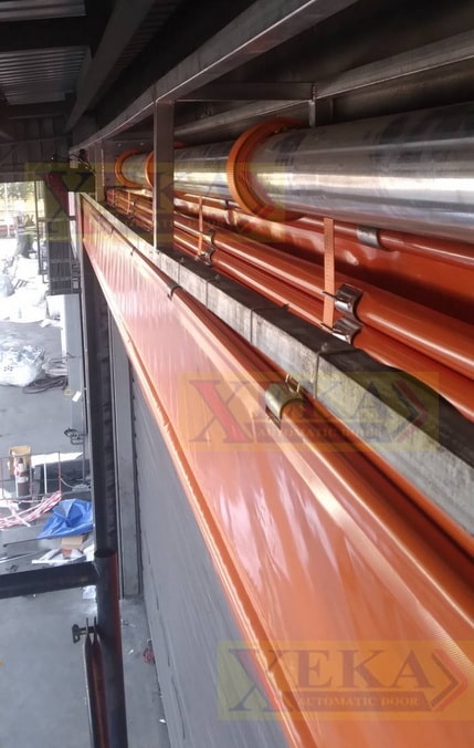 HPD-37S:ประตู 37 SQ.M. Stack PVC High Speed door