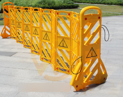 TE-WL-017:Plastic Fence Barrier แผงกั้นพลาสติกยืดหดได้