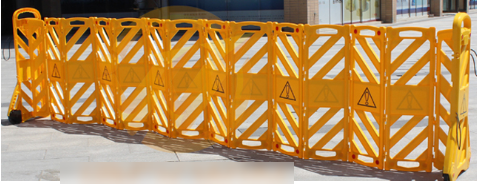TE-WL-017:Plastic Fence Barrier แผงกั้นพลาสติกยืดหดได้