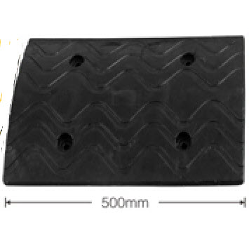 TE-JSD-002B:Rubber Speed Hump ยางชะลอความเร็วรถ สีดำ