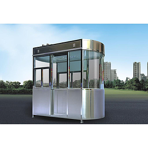 ป้อมยามสำเร็จรูป Guard Booth GB02 1.2×2.0 ม. Sandwich Panel ฉนวนกันร้อน