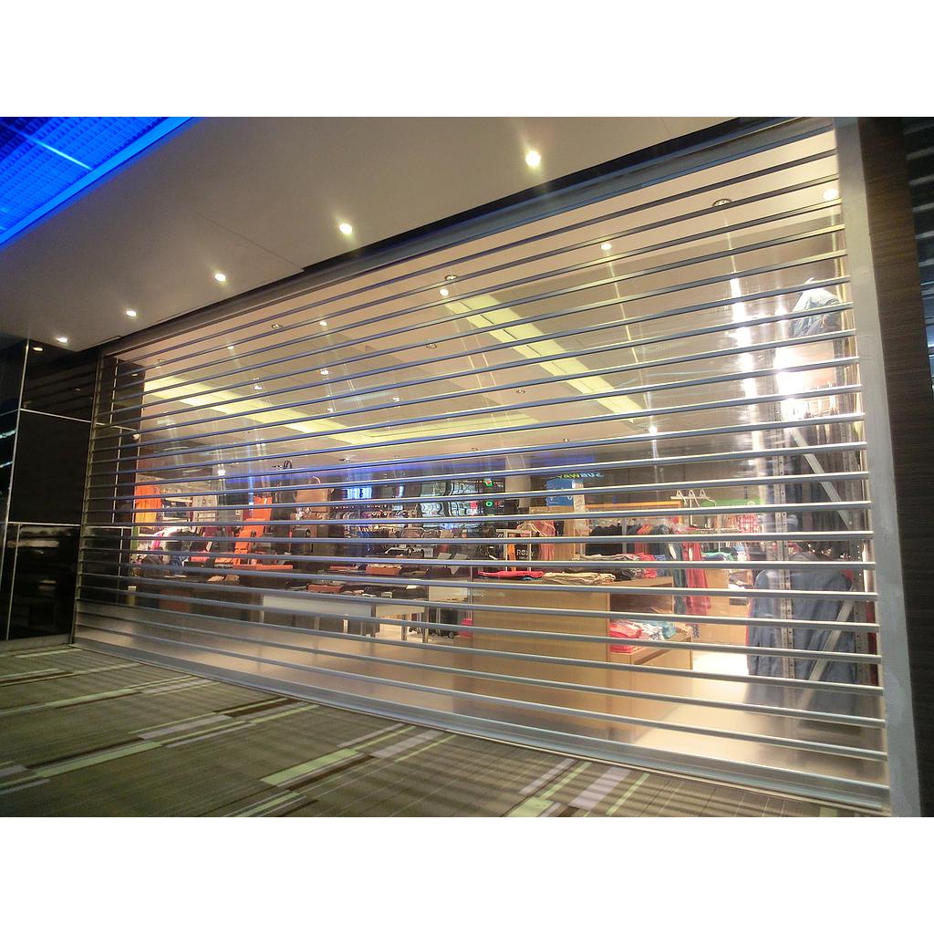 ATD-VTR01-16:ประตูม้วน ระบบมอเตอร์ ใบโพลิคาร์บอเนต 16sqr.m