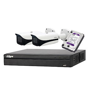 กล้อง IP Visitor 2-Channel 4MP PoE HDD 1TB DMSS Mobile