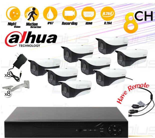 CP-CCTV8:กล้อง CVI Visitor 8 CH