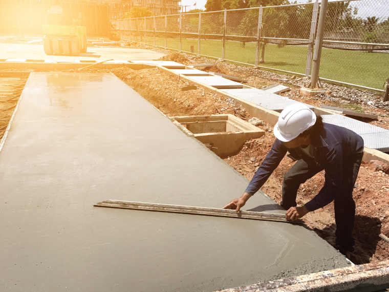 TEH-FT01:งานเหมาเทพื้นปูน 1.6*1.6 เมตร