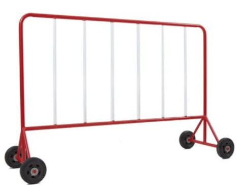 TE-BR03:แผงกั้นจราจร 2 เมตร แบบมีล้อ