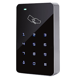 เครื่องทาบบัตร + Keypad Touch RFID 125Khz 1,000 Cards Standalone