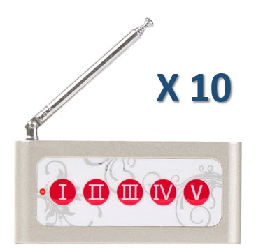 QS-WC24:ปุ่มเรียกพนักงาน  มีเสา Long Range