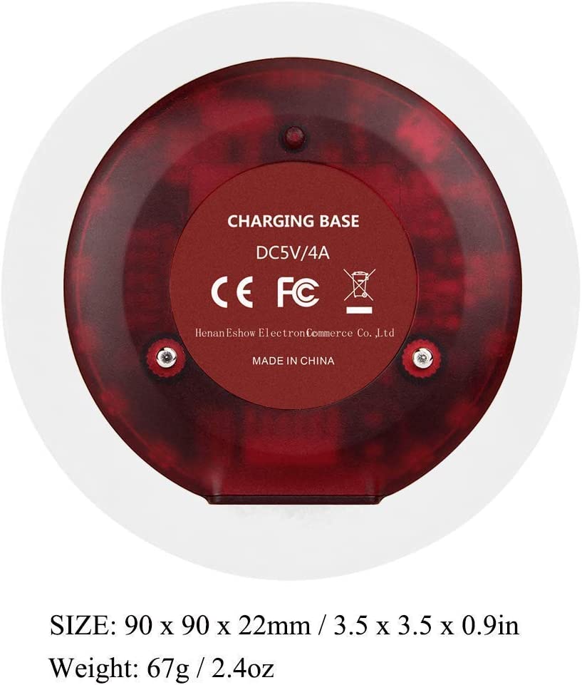 QS-QWP01B:เครื่องเรียกคิว Base Charge Pager แบบกลม