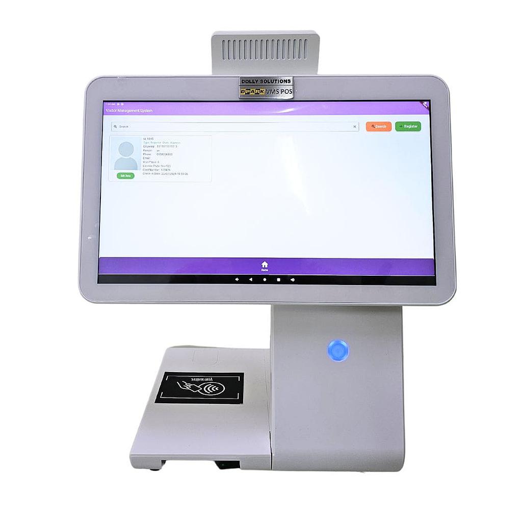 SW-VMS04:ระบบแลกบัตรผู้มาติดต่อ แบบตั้งโต๊ะ