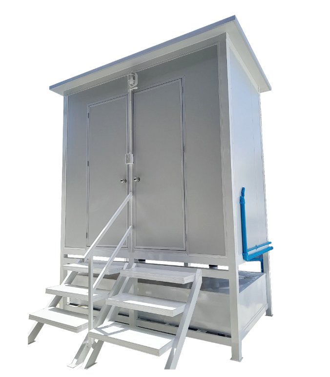 TEH-TL10:ห้องน้ำสนามสำเร็จรูป ยกสูง Construction Toilet