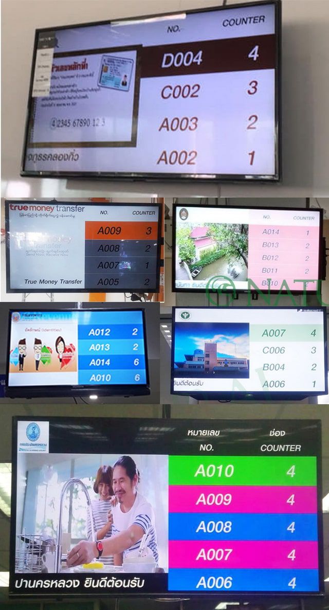 จอเรียกคิว