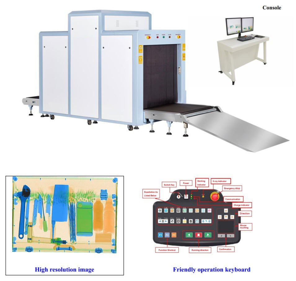 ส่วนประกอบเครื่องแสกนกระเป๋า