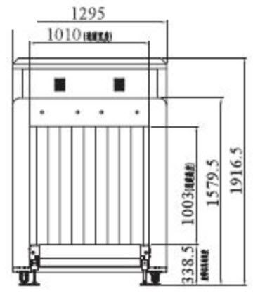 ขนาดเครื่องแสกนกระเป๋า 100*100