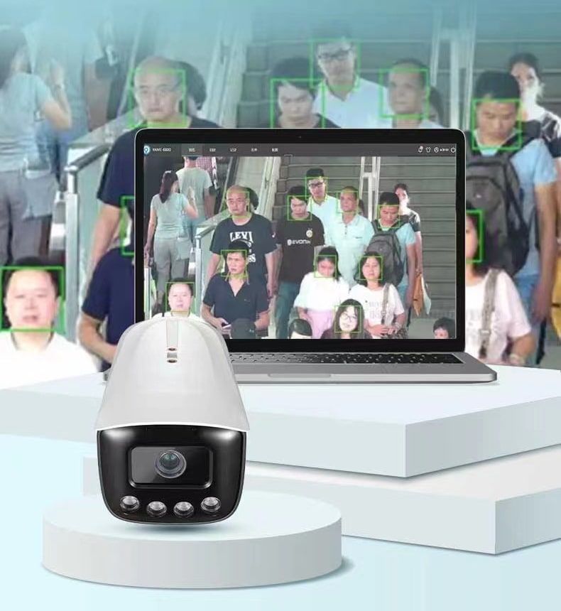 กล้อง face recognition จับได้พร้อมกันหลายใบหน้า