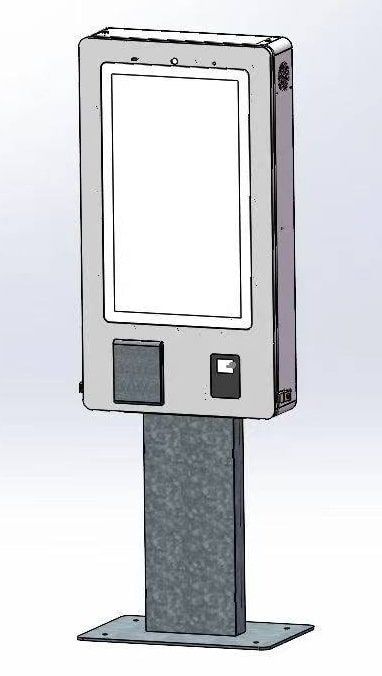 ตู้ kiosk บริการตัวเองแบบ กลางแจ้ง