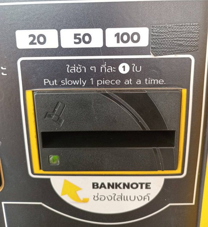 BV20 ติดตั้งกับเครื่องแลกเหรียญ