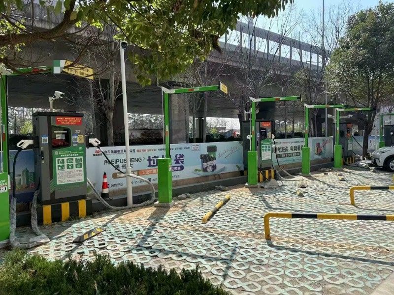 การติดตั้งไม้กั้นรถ ช่องจอด ev