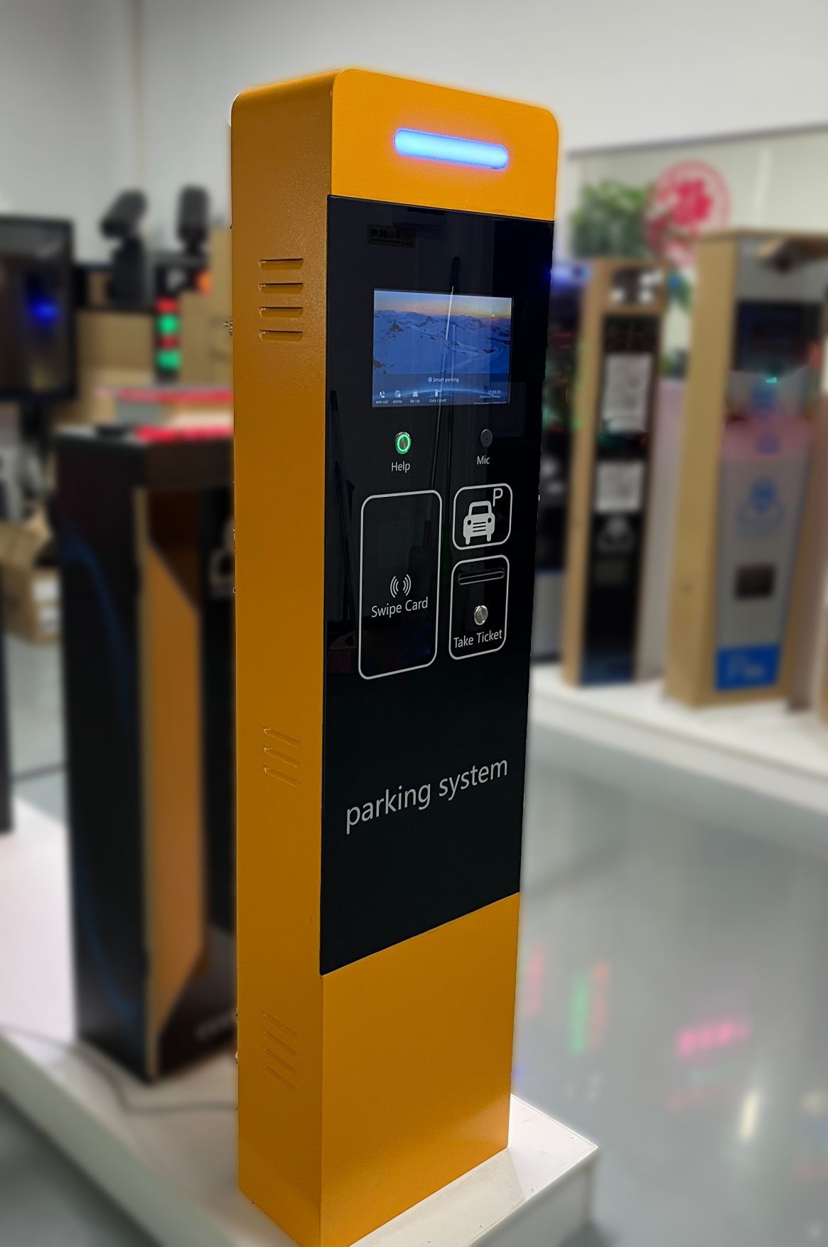 เครื่องกดกระดาษ พร้อมจอ LCD