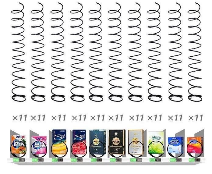 สปริงตู้ขายของแบบ 11 ช่อง กล่องทิชชู่ กล่องขนม