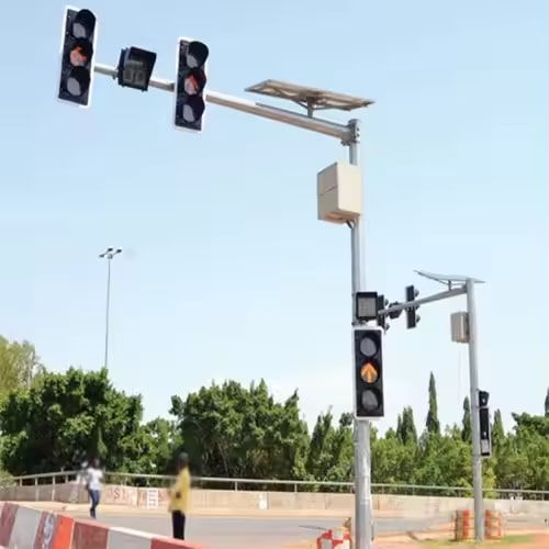 TE-TLPD-PK1-WSL:ไฟข้ามถนน No.1 +Wireless Solar