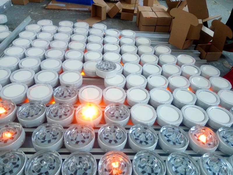 TE-SR006:หมุดถนนลูกแก้ว โซลาร์เซล Solar Road Stud