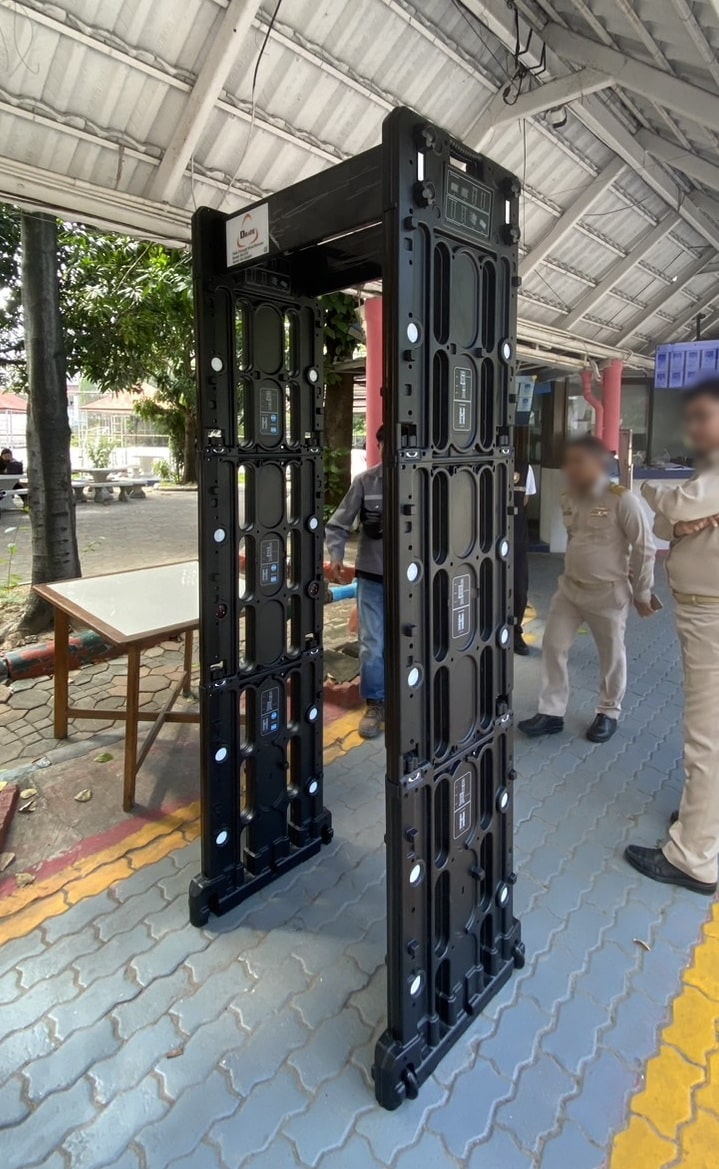 SE-SE600T:Walk Through Metal Detector ตรวจจับโลหะ แบบเคลื่อนย้าย outdoor
