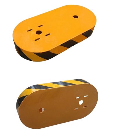 TE-SIL02:เกาะกลางสำเร็จรูป สำหรับติดตั้งไม้กั้นรถ ประตูกั้นคน