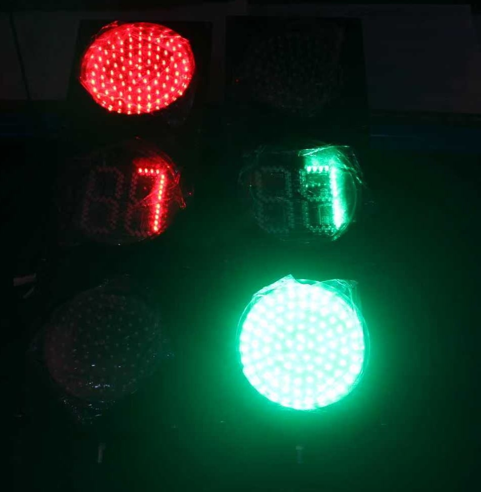 TE-TLRG02-PWTM:ไฟรูปคนข้ามถนน+counter