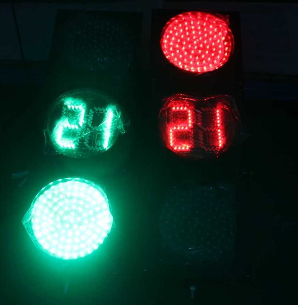 TE-TLRG02-PWTM:ไฟรูปคนข้ามถนน+counter