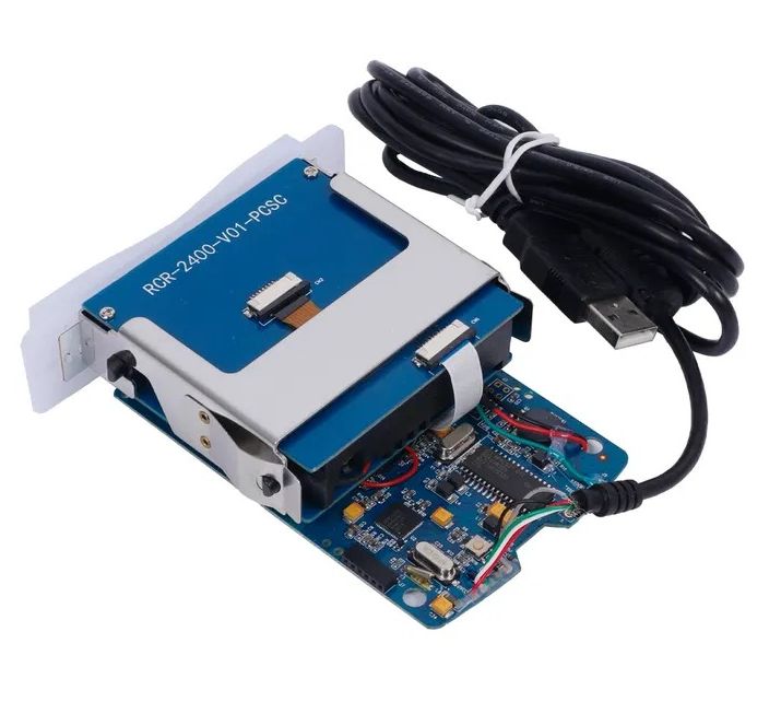 RD-SMC03:เครื่องอ่านบัตรประชาชน Smart Card แบบUSB สำหรับฝังผนัง