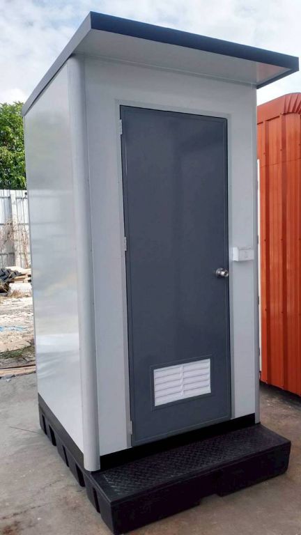 TEH-TL04:ห้องน้ำสำเร็จรูป ฐานไฟเบอร์ เก็บของเสียในตัว Mobile Toilet