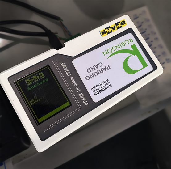 CP-ST02:E-Stamp Reader เครื่องทาบบัตร อ่านค่า E-Stamp