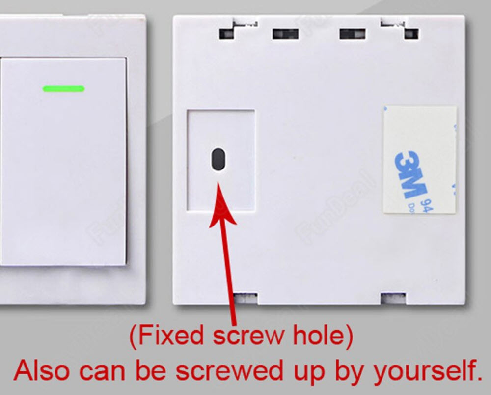 ACS-RWP01:สวิตซ์ไร้สาย ติดผนัง Wireless remote switch