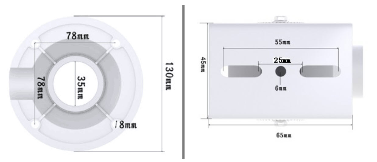 CP-RD02:เสากล้อง CCTV ขายึดกล้องตั้งพื้น ปรับระดับได้